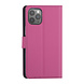 Hoesje voor iPhone 12-12 Pro - Felroze - Book Case - TPU Hoesje voor iPhone 12-12 Pro - Felroze - Book Case - TPU
