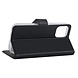 Zwart hoesje iPhone 12 Pro Max - Book Case - Kaarthouder Zwart hoesje iPhone 12 Pro Max - Book Case - Kaarthouder