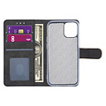 Goud hoesje iPhone 12 Pro Max - Book Case - Kaarthouder