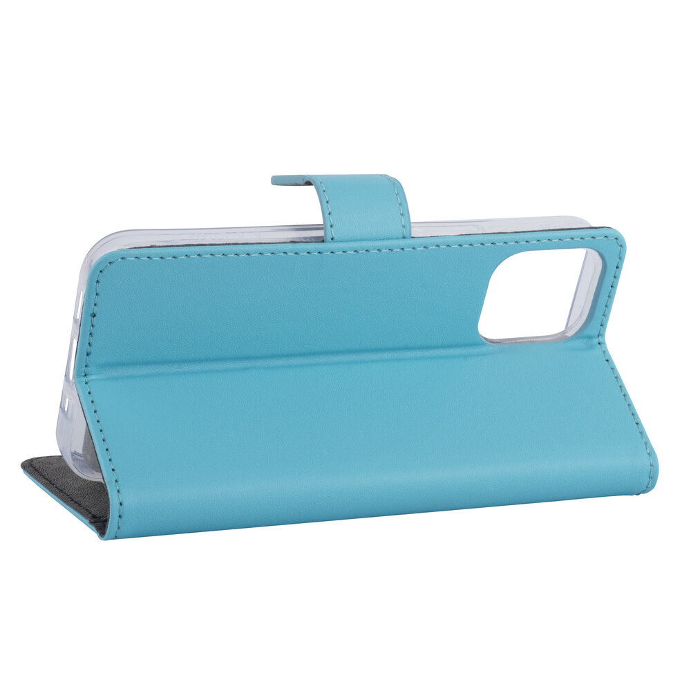 Apple iPhone 12 Pro Max Light blue Book type case - Card holder Apple iPhone 12 Pro Max Light blue Book type case - Card holder