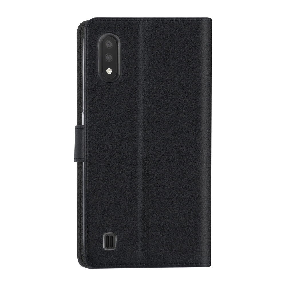 Zwart hoesje Samsung Galaxy A01 - Book Case - Kaarthouder (A015F) Zwart hoesje Samsung Galaxy A01 - Book Case - Kaarthouder (A015F)