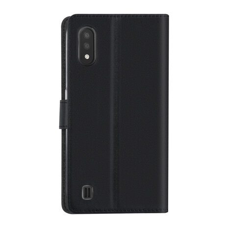 Zwart hoesje Samsung Galaxy A01 - Book Case - Kaarthouder (A015F) Zwart hoesje Samsung Galaxy A01 - Book Case - Kaarthouder (A015F)