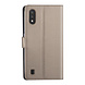 Samsung Galaxy A01 Gold Book type case - Card holder Samsung Galaxy A01 Gold Book type case - Card holder