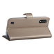 Samsung Galaxy A01 Gold Book type case - Card holder Samsung Galaxy A01 Gold Book type case - Card holder