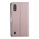 Samsung Galaxy A01 Rose Gold Book type case - Card holder Samsung Galaxy A01 Rose Gold Book type case - Card holder