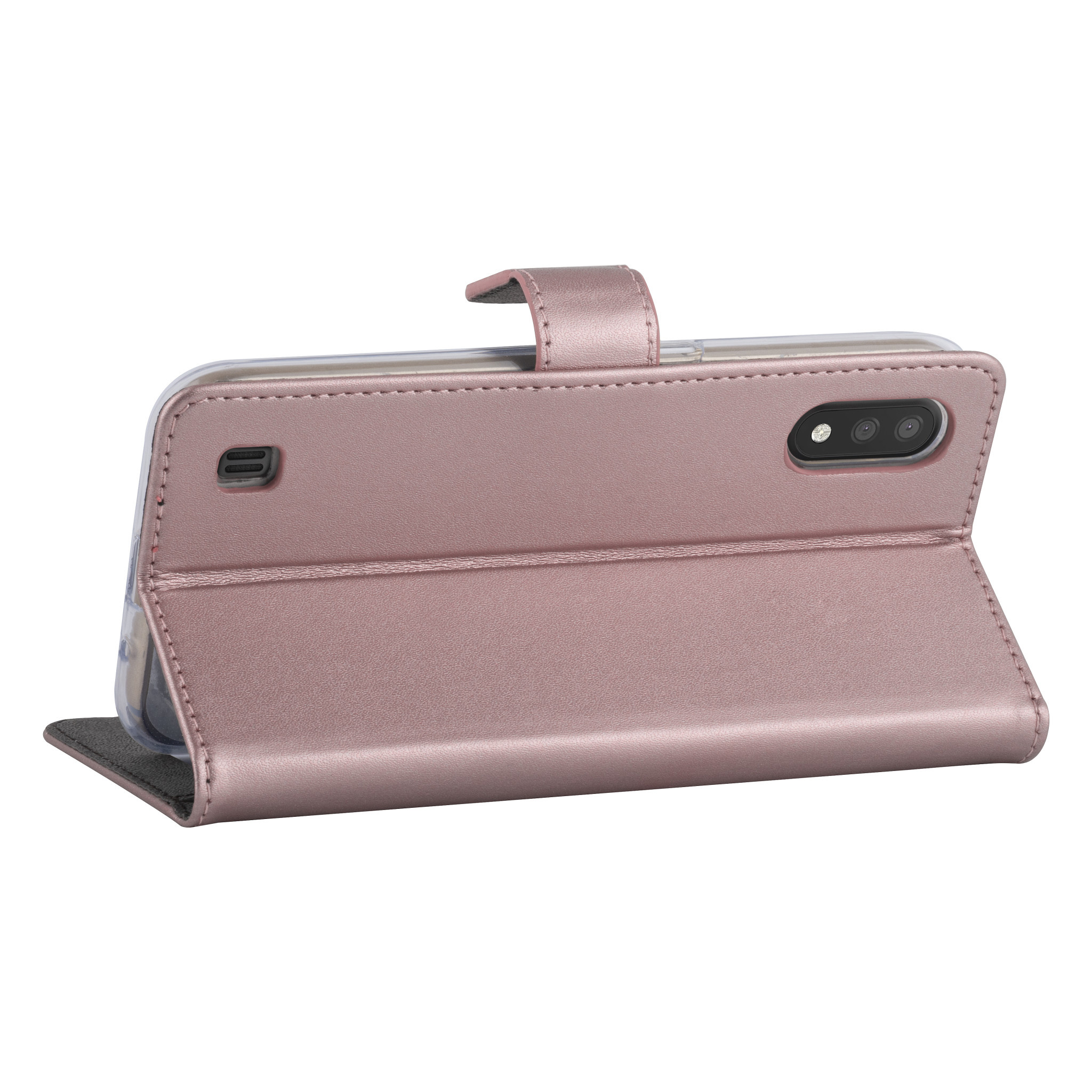 Rose Gold hoesje Samsung Galaxy A01 - Book Case - Kaarthouder (A015F), foto 5 van 5