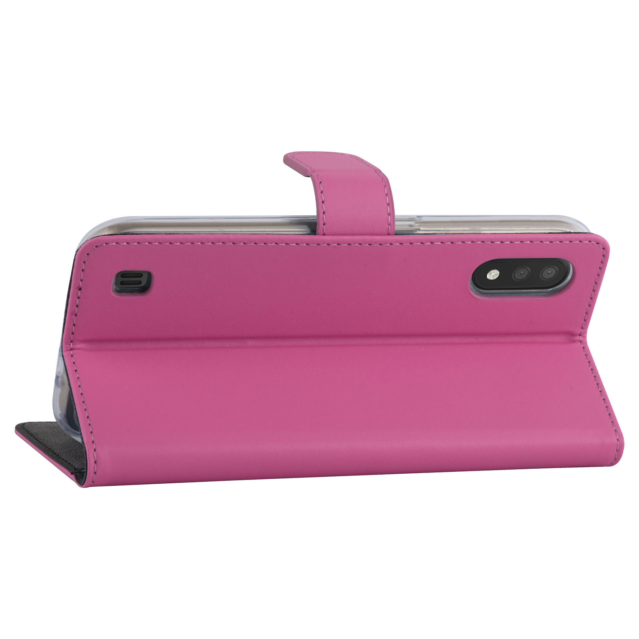 Felroze hoesje Samsung Galaxy A01 - Book Case - Kaarthouder (A015F), foto 5 van 5