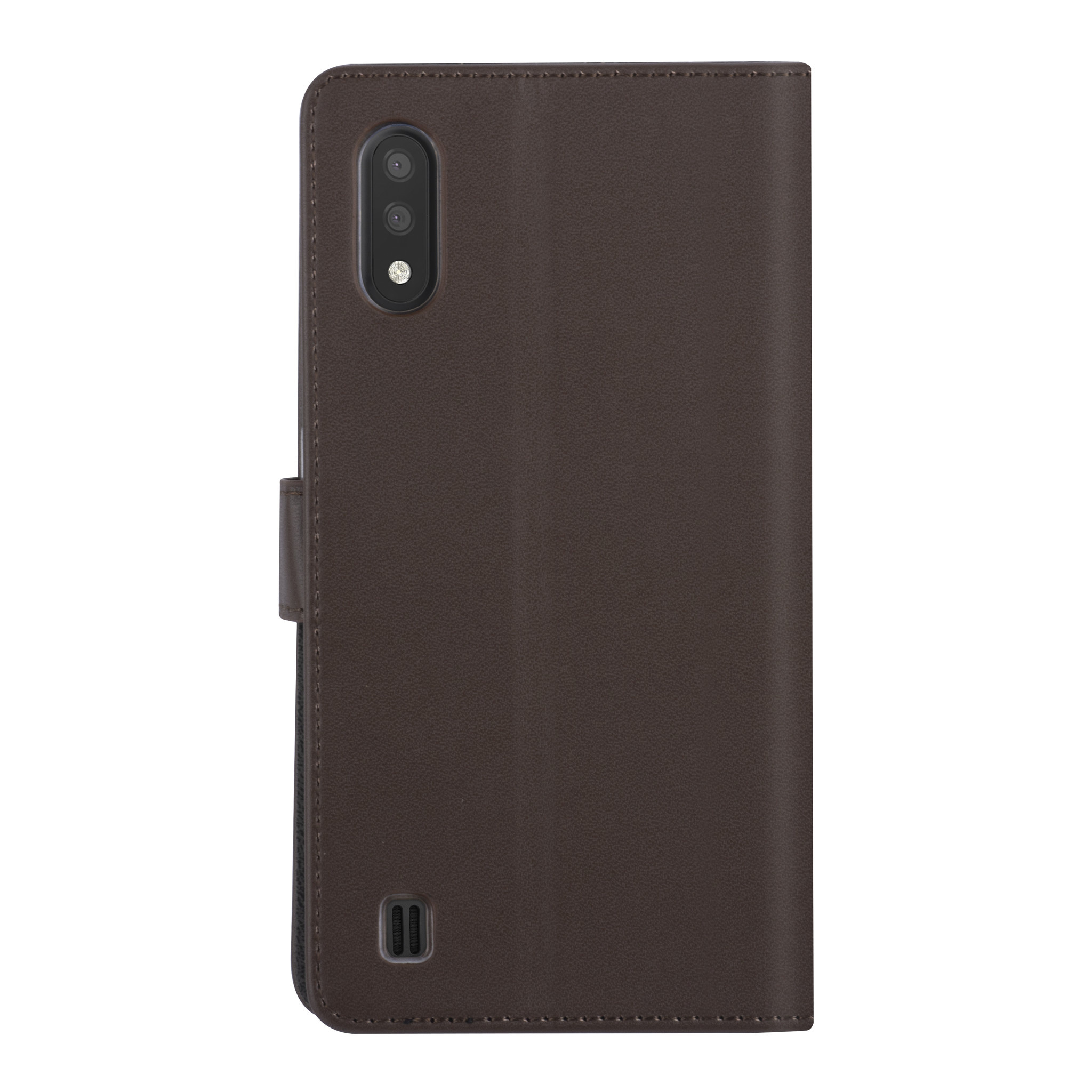 Bruin hoesje Samsung Galaxy A01 - Book Case - Kaarthouder (A015F), foto 3 van 5