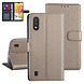 Goud hoesje Samsung Galaxy A01 - Book Case - Kaarthouder (A015F) Goud hoesje Samsung Galaxy A01 - Book Case - Kaarthouder (A015F)