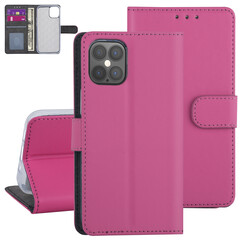 Apple iPhone 12 Pro Max Rose vif Book type housse - Titulaire de la carte