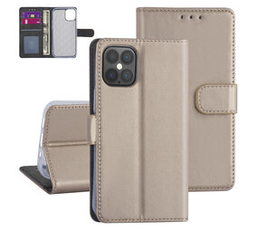 Apple iPhone 12 Pro Max Or Book type housse - Titulaire de la carte Apple iPhone 12 Pro Max Or Book type housse - Titulaire de la carte