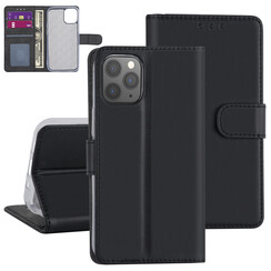 Zwart hoesje iPhone 12 Pro Max - Book Case - Kaarthouder