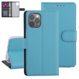 Hoesje voor iPhone 12-12 Pro - LichtBlauw - Book Case - TPU Hoesje voor iPhone 12-12 Pro - LichtBlauw - Book Case - TPU