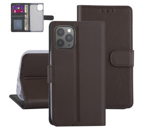 Hoesje voor iPhone 12 Mini - Bruin - Book Case - TPU Hoesje voor iPhone 12 Mini - Bruin - Book Case - TPU