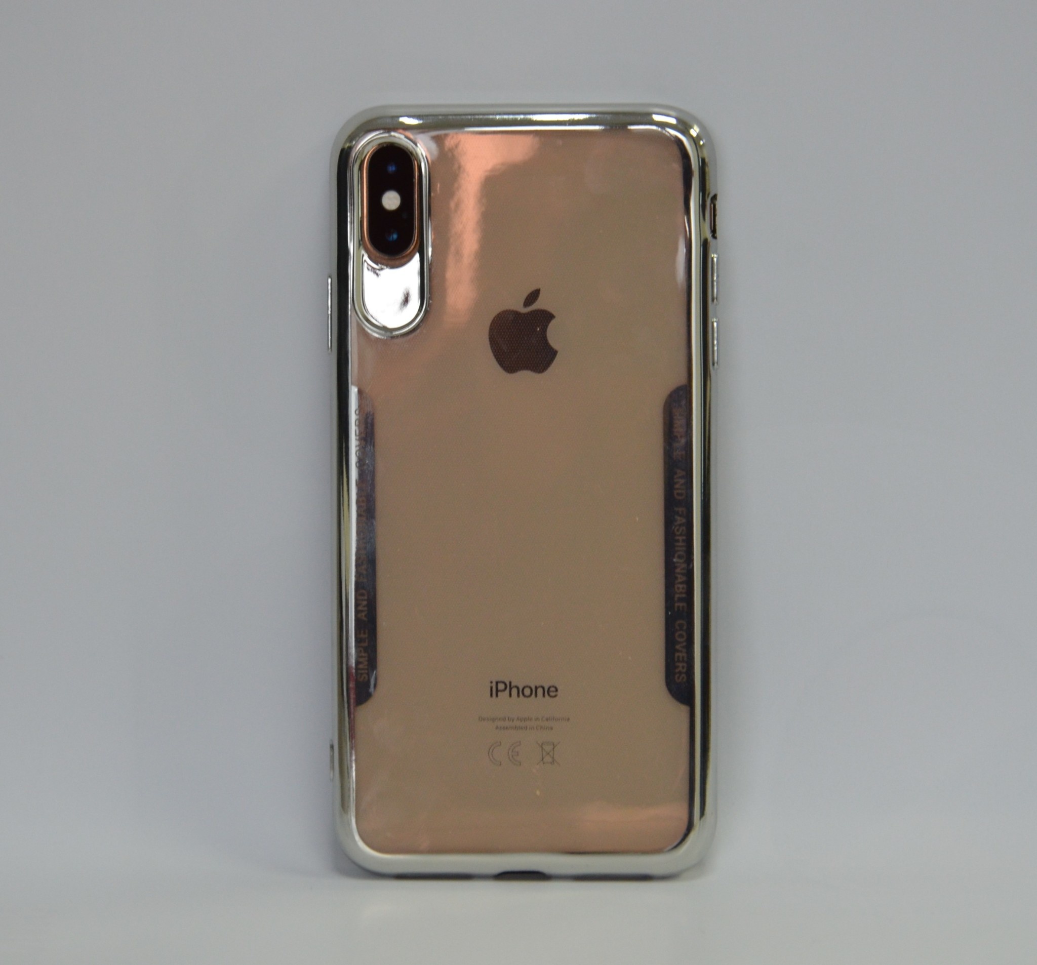 Apple iPhone X-Xs TPU Backcover hoesje - Transparant, foto 2 van 2