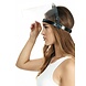 Face shield met spatscherm en 2 extra schermen - Zwart Face shield met spatscherm en 2 extra schermen - Zwart