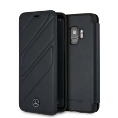 Mercedes-Benz Book-Case New Organic für Galaxy S9 - Navy (3700740428917)