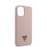 Guess Guess Apple iPhone 12 Mini Pink Back cover case - Silicone Guess Guess Apple iPhone 12 Mini Pink Back cover case - Silicone