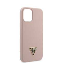 Guess Apple iPhone 12 Mini Roze Backcover hoesje - silicone
