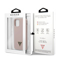 Guess Guess Apple iPhone 12 Mini Roze Backcover hoesje - silicone
