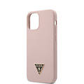 Guess Guess Apple iPhone 12 Mini Roze Backcover hoesje - silicone