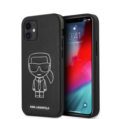 Karl Lagerfeld Karl Lagerfeld Apple iPhone 12 Mini White Back cover case - Embossed