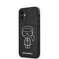 Karl Lagerfeld Karl Lagerfeld Apple iPhone 12 Mini White Back cover case - Embossed