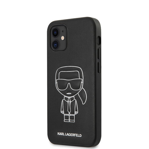 Karl Lagerfeld Karl Lagerfeld Apple iPhone 12 Mini White Back cover case - Embossed