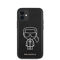 Karl Lagerfeld Karl Lagerfeld Apple iPhone 12 Mini White Back cover case - Embossed