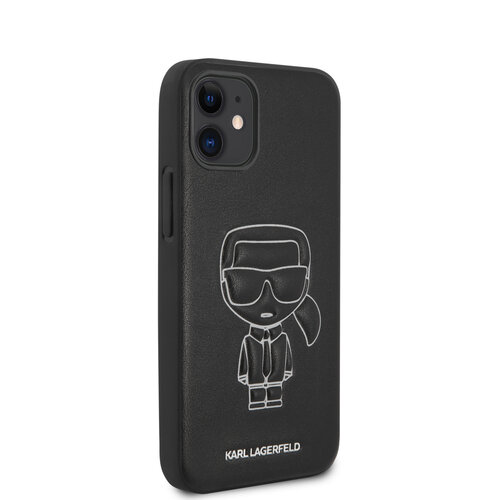 Karl Lagerfeld Karl Lagerfeld Apple iPhone 12 Mini White Back cover case - Embossed