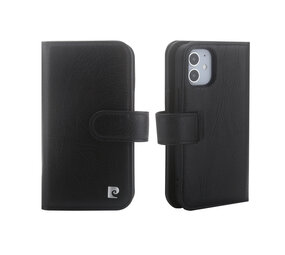 Pierre Cardin Pierre Cardin Apple iPhone 12 Mini schwarz Book-Case hul - Echtleder Pierre Cardin Pierre Cardin Apple iPhone 12 Mini schwarz Book-Case hul - Echtleder
