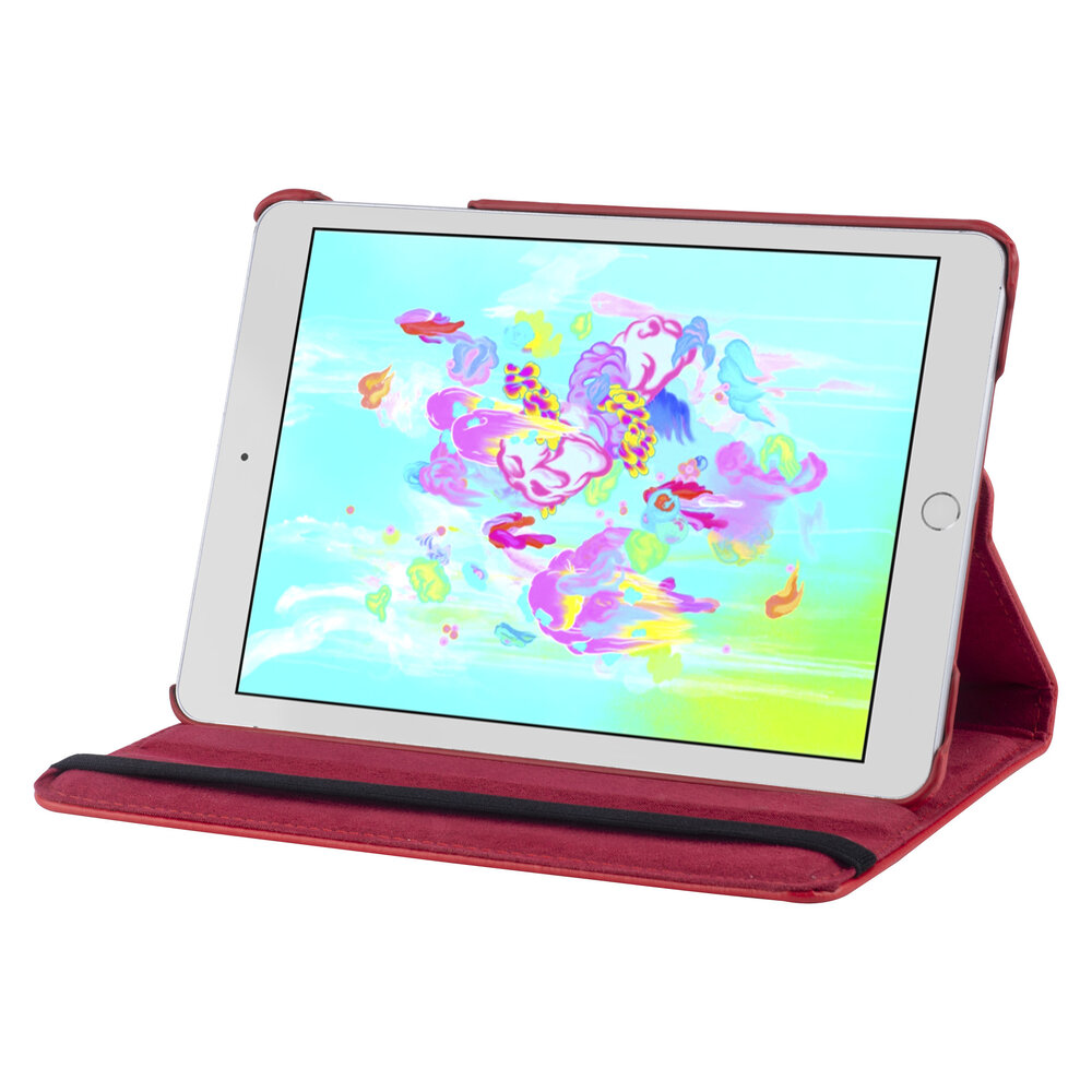 Apple iPad Mini 4 Red Book Case Tablet - 360 degrees rotatable