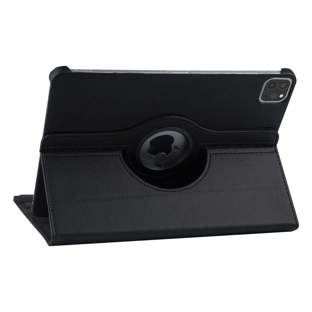 Apple iPad Pro 11 inch 2020 zwart Book Case Tablethoes - 360 graden draaibaar Apple iPad Pro 11 inch 2020 zwart Book Case Tablethoes - 360 graden draaibaar