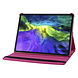 Apple iPad Pro 11 inch 2020 Felroze Book Case Tablethoes - 360 graden draaibaar Apple iPad Pro 11 inch 2020 Felroze Book Case Tablethoes - 360 graden draaibaar