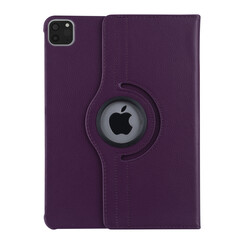 Apple iPad Pro 11 inch 2020 Lila Book Case Tablet - 360 Grad drehbar