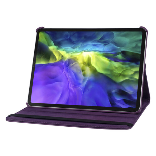 Apple iPad Pro 11 inch 2020 Lila Book Case Tablet - 360 Grad drehbar