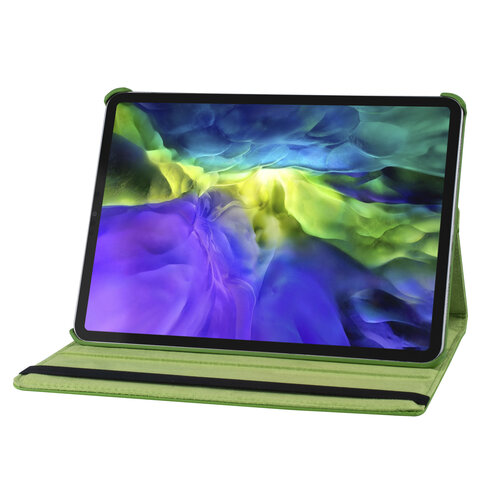 Apple iPad Pro 11 inch 2020 Green Book Case Tablet - 360 degrees rotatable