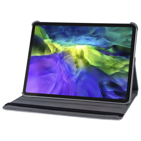 Apple iPad Pro 11 inch 2020 Silber Book Case Tablet - Carbon Apple iPad Pro 11 inch 2020 Silber Book Case Tablet - Carbon