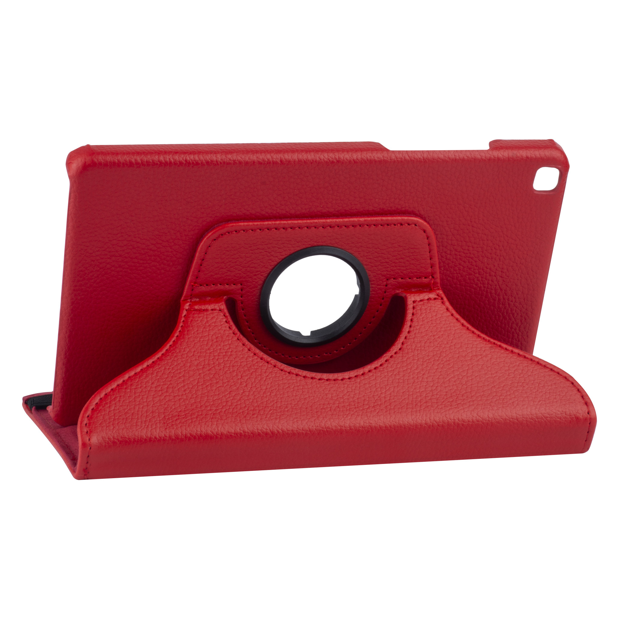 Samsung Tab A 8.0 2019 Rood Book Case Tablethoes - 360 graden draaibaar, foto 3 van 6