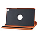 Samsung Tab A 8.0 2019 Oranje Book Case Tablethoes - 360 graden draaibaar Samsung Tab A 8.0 2019 Oranje Book Case Tablethoes - 360 graden draaibaar