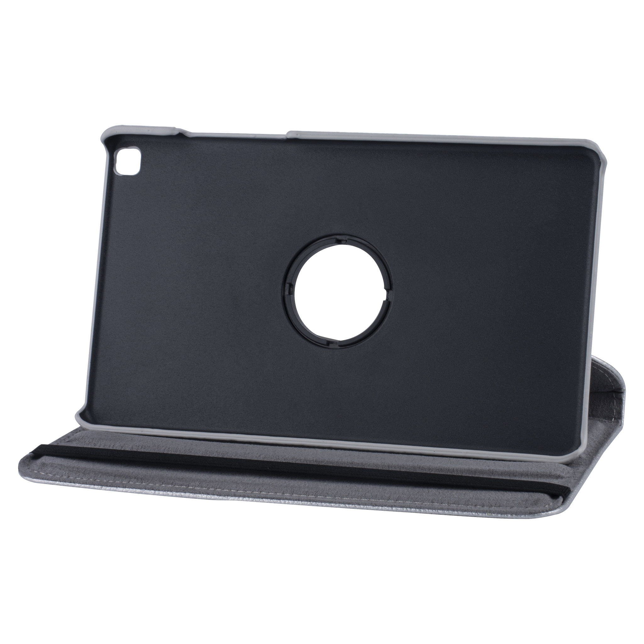 Samsung Tab A 8.0 2019 Zilver Book Case Tablethoes - 360 graden draaibaar, foto 2 van 6