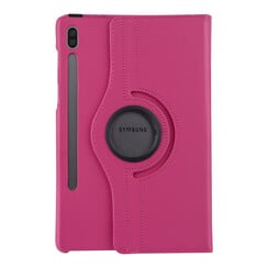 Samsung Tab S6 Felroze Book Case Tablethoes - 360 graden draaibaar