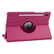 Samsung Tab S6 Felroze Book Case Tablethoes - 360 graden draaibaar Samsung Tab S6 Felroze Book Case Tablethoes - 360 graden draaibaar