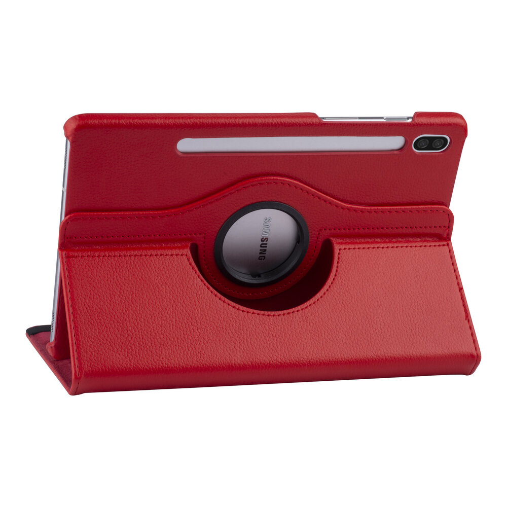 Samsung Tab S6 rouge Tablet Housse - Embossed Samsung Tab S6 rouge Tablet Housse - Embossed