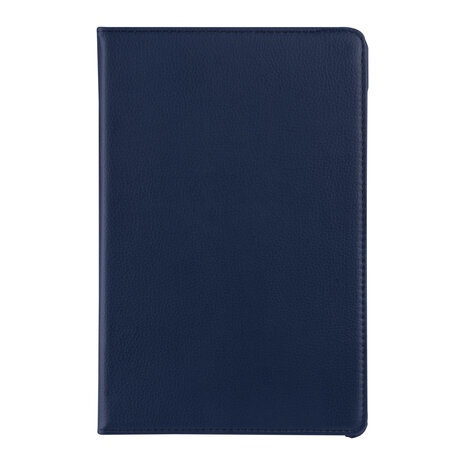 Samsung Tab S6 Donkerblauw Book Case Tablethoes - 360 graden draaibaar Samsung Tab S6 Donkerblauw Book Case Tablethoes - 360 graden draaibaar