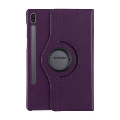 Samsung Tab S6 Purple Book Case Tablet - 360 degrees rotatable