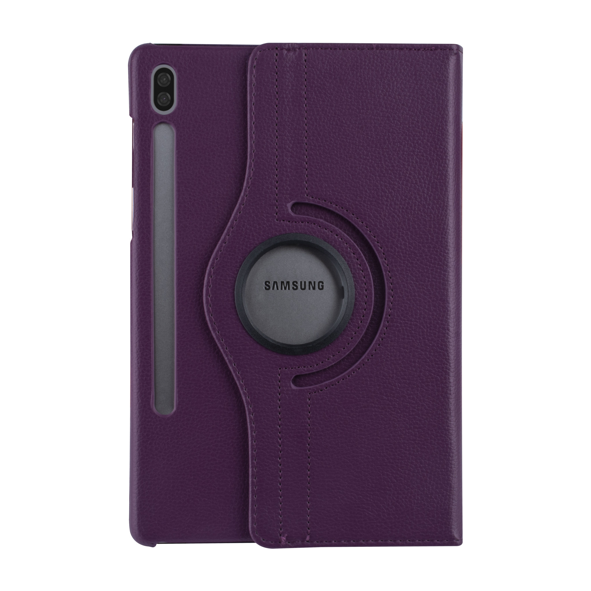 Samsung Tab S6 Paars Book Case Tablethoes - 360 graden draaibaar