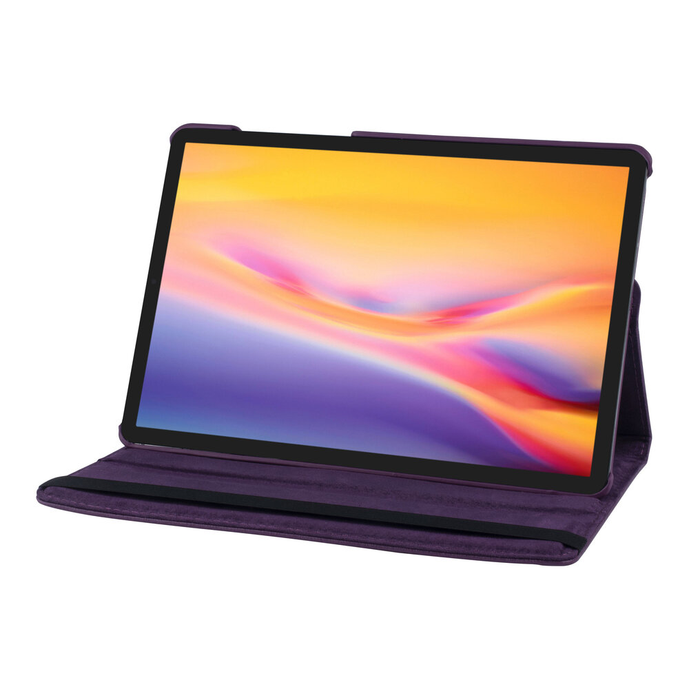 Samsung Tab S6 Paars Book Case Tablethoes - 360 graden draaibaar Samsung Tab S6 Paars Book Case Tablethoes - 360 graden draaibaar