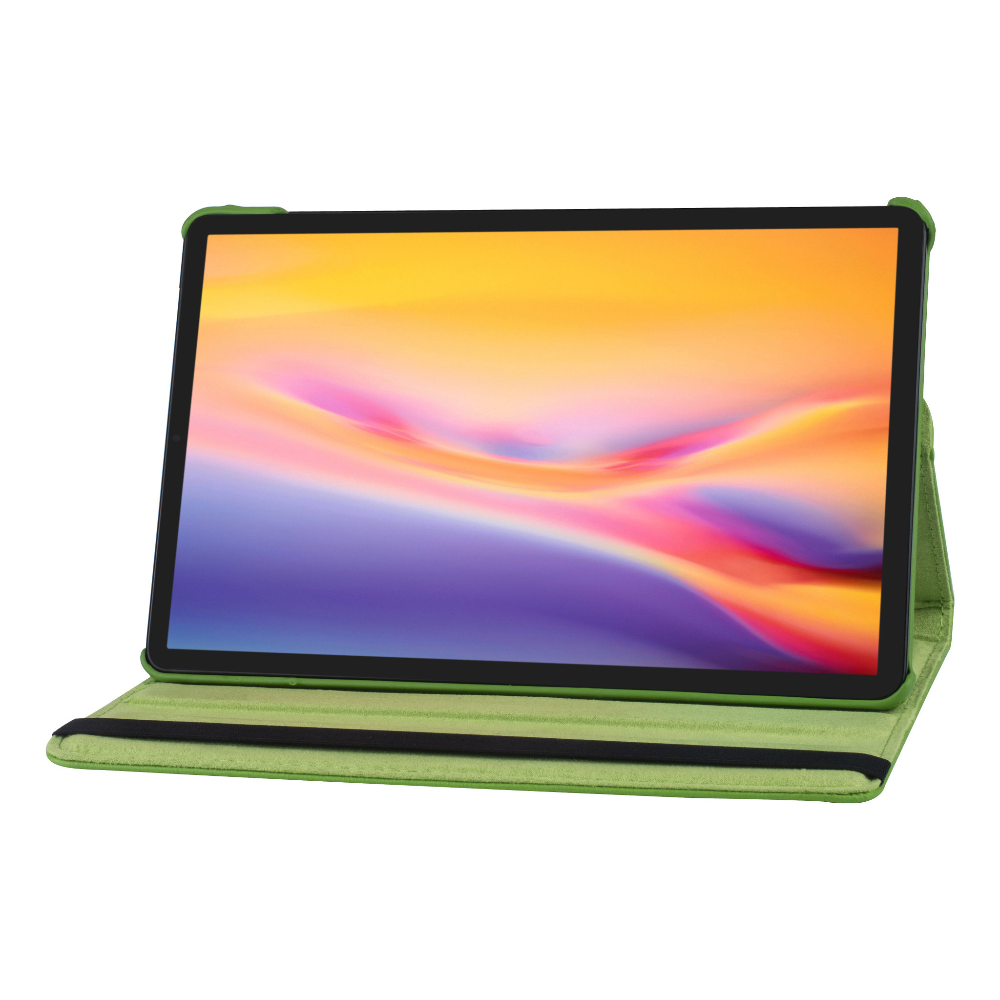 Samsung Tab S6 Lite Groen Book Case Tablethoes - 360 graden draaibaar, foto 2 van 6