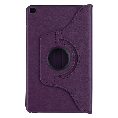 Samsung Tab A 8.0 2019 Purper Book Case Tablethoes - 360 graden draaibaar Samsung Tab A 8.0 2019 Purper Book Case Tablethoes - 360 graden draaibaar